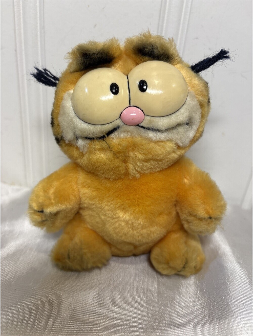 Vtg Dakin 1981 Small Sitting Garfield Plush Stuffed Animal Great Condition